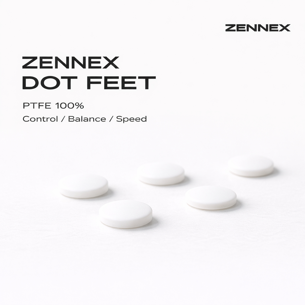 เมาส์ฟีท ZENNEX DOT Feet | PTFE 100% | Universal Cut