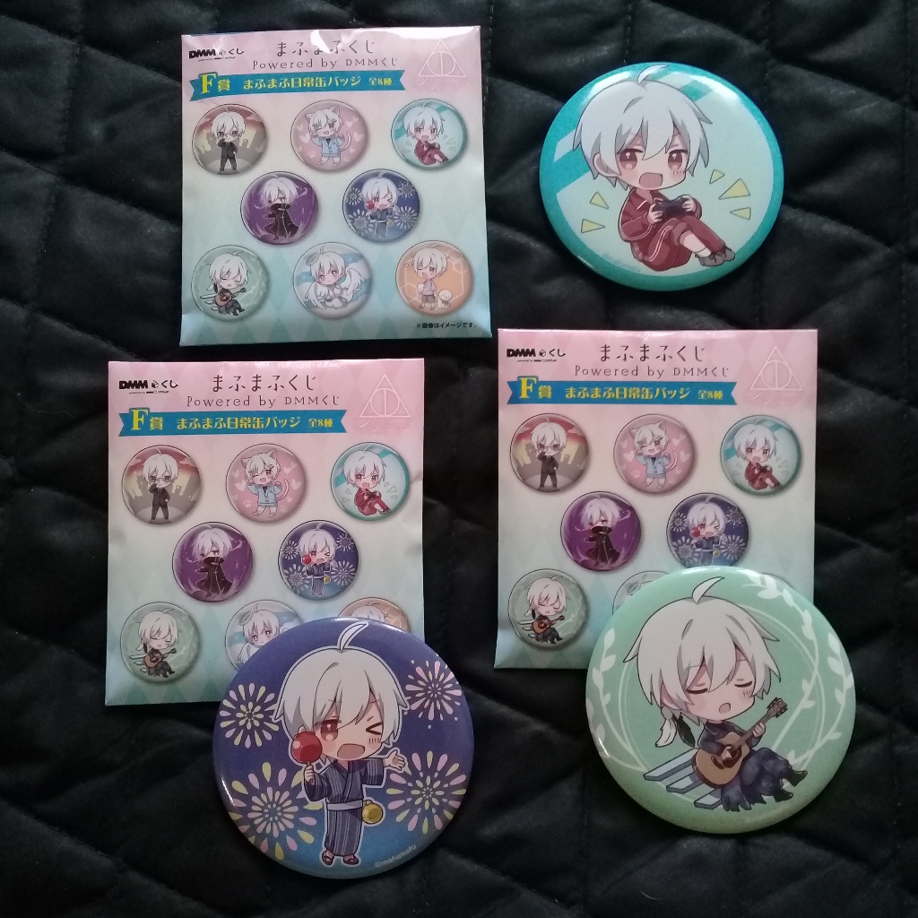 เข็มกลัด Mafumafu Kuji Powered by DMM Kuji F Prize Can Badge
