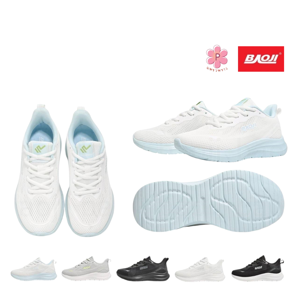 Baoji บาโอจิผู้หญิง นน.เบา ใส่สบาย ใส่ออกกำลังกายได้ ไซส์37-41 BJW1182