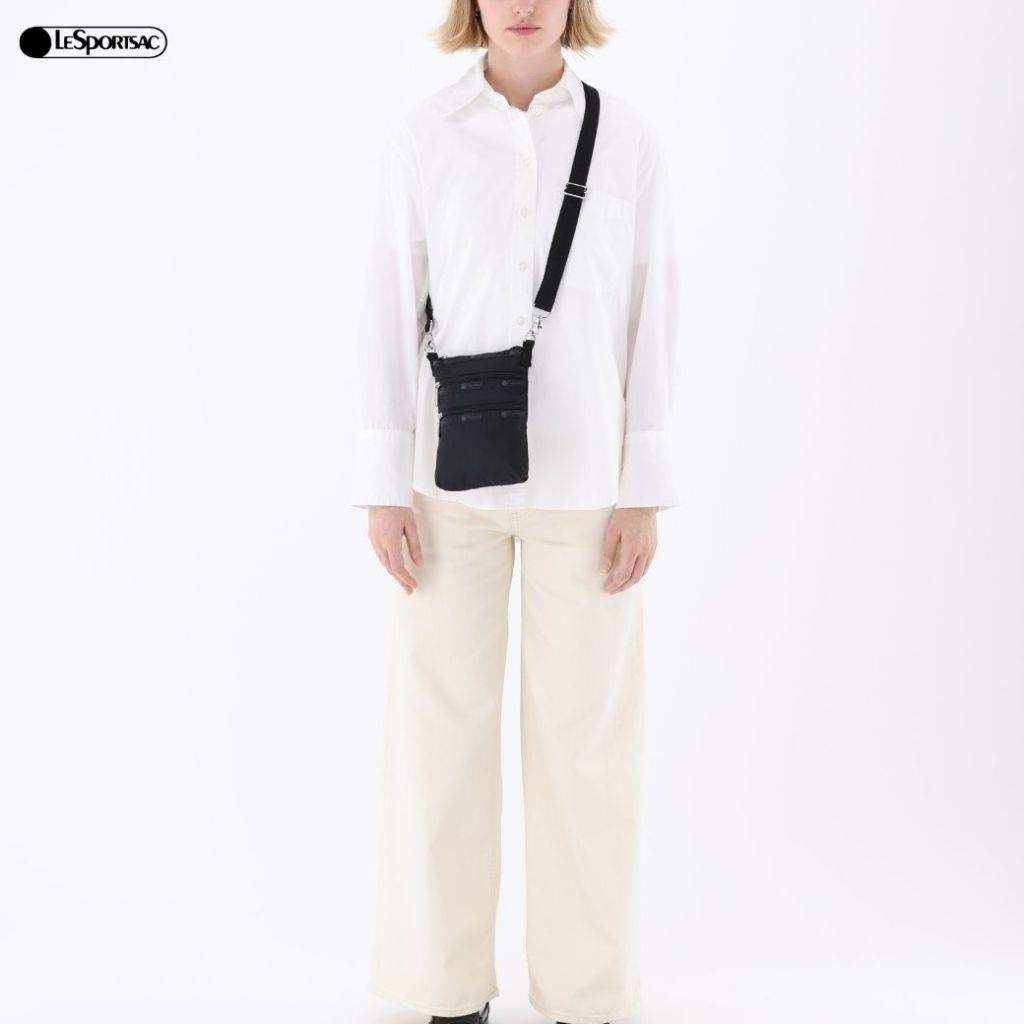 Lesportsac 3 Zip Cossbody bag กระเป๋าสะพายข้างใบเล็ก Style 4007