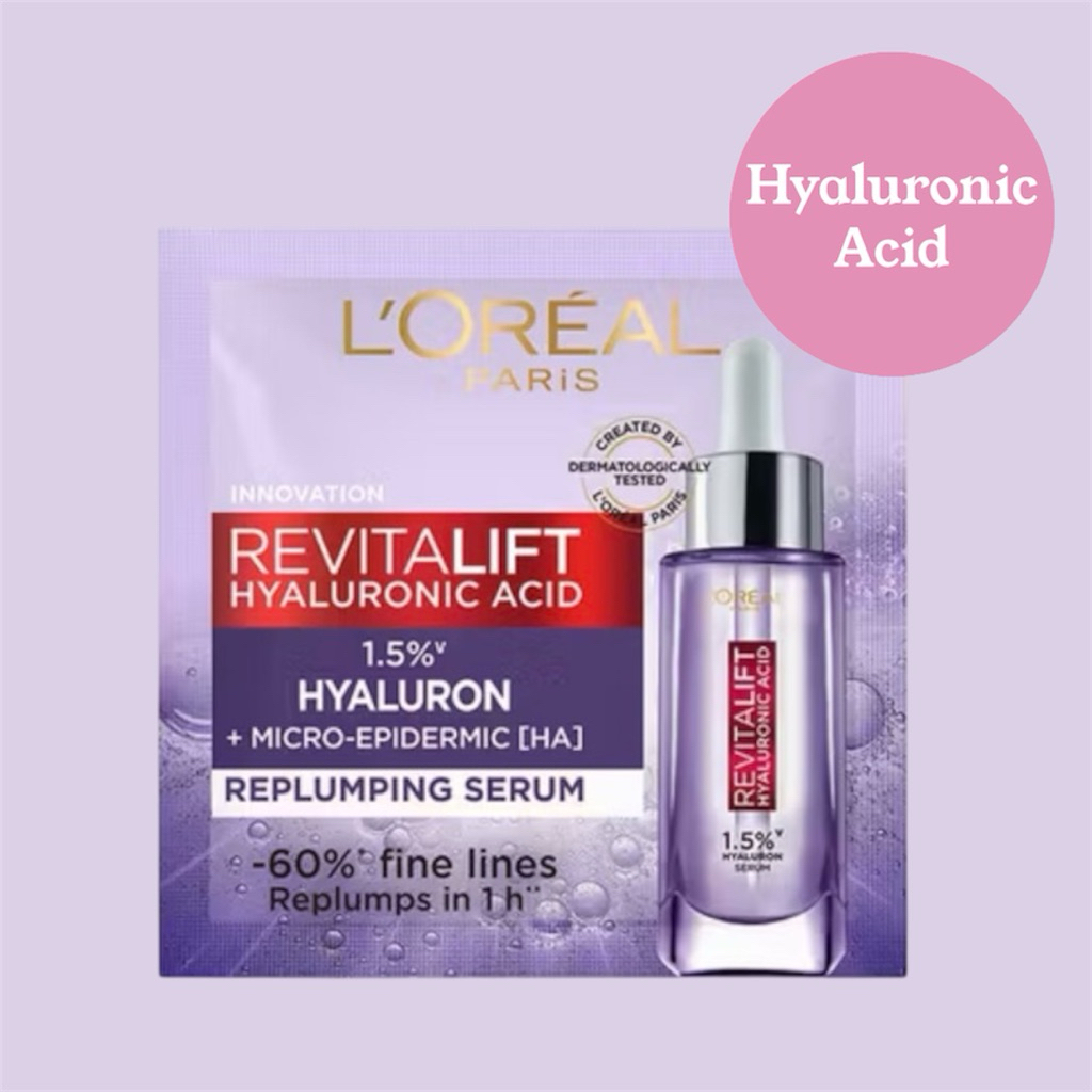 ✅ L'Oreal Paris Revitalift Hyaluronic Acid Serum 30 ml. ลอรีอัล ปารีส รีไวทัลลิฟท์ ไฮยาลูรอนิค แอซิด เซรั่ม 30 มล.