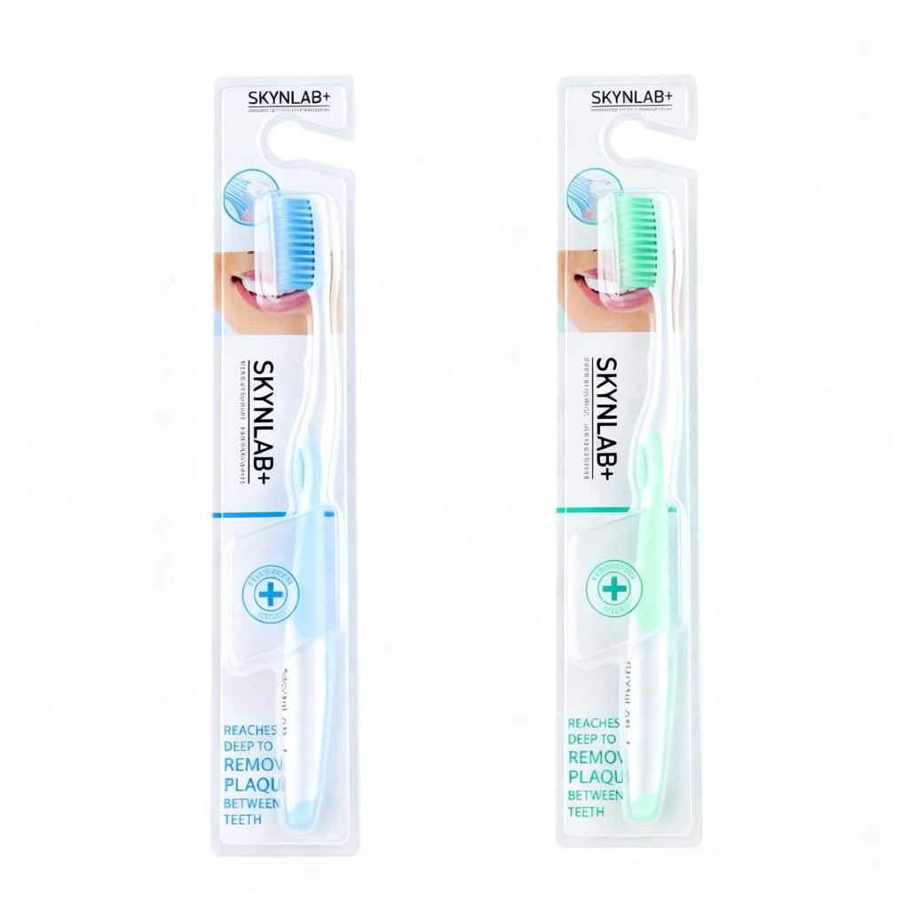 [ซื้อ 1 แถม 1!] SKYNLAB สกินแล็บ แปรงสีฟันระดับพรีเมี่ยม ขนนุ่ม (1 ชุดได้สินค้า 2 แท่ง)