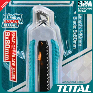 TOTAL มีดคัทเตอร์ คัตเตอร์ สำหรับงานหนัก 9/18/25 มม. cutter รุ่น THT5110925, THT511815, THT5112505