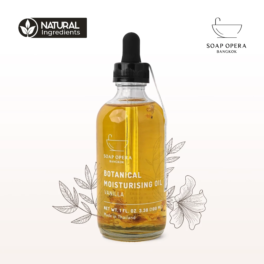 น้ำมันบำรุงผิวกาย Soap Opera Botanical Moisturizing Body Oil กลิ่นวานิลลา 100 มล.
