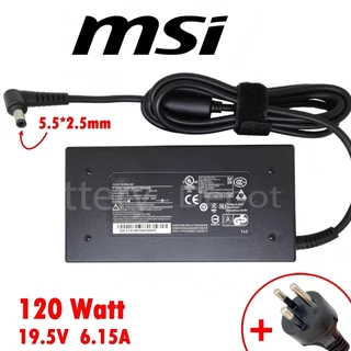 ใช้ได้กับ MSI AC Adapter 19.5V/6.15A 120W หัวขนาด 5.5*2.5mm สายชาร์จ อะแดปเตอร์ MSI Adapter (msi001)