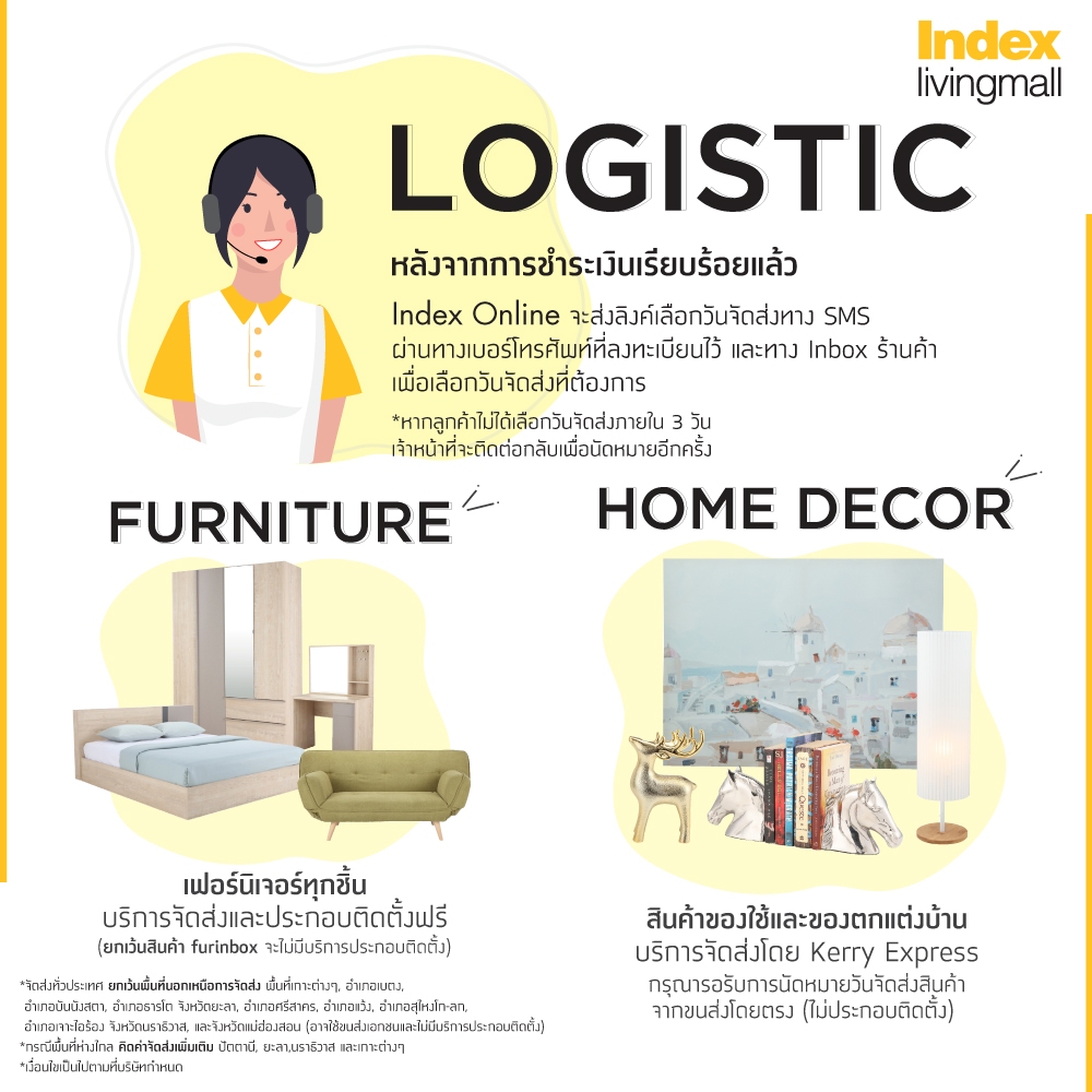 INDEX LIVING MALL เตียงนอน รุ่นมินดี้ - รูปที่ 7