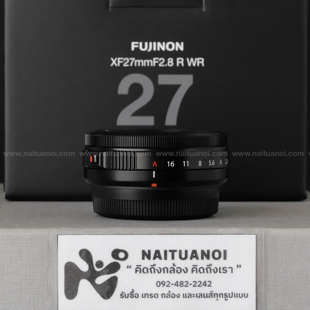 ( Used!! ) Fuji XF 27 F2.8 R WR Black < Top Mint >
