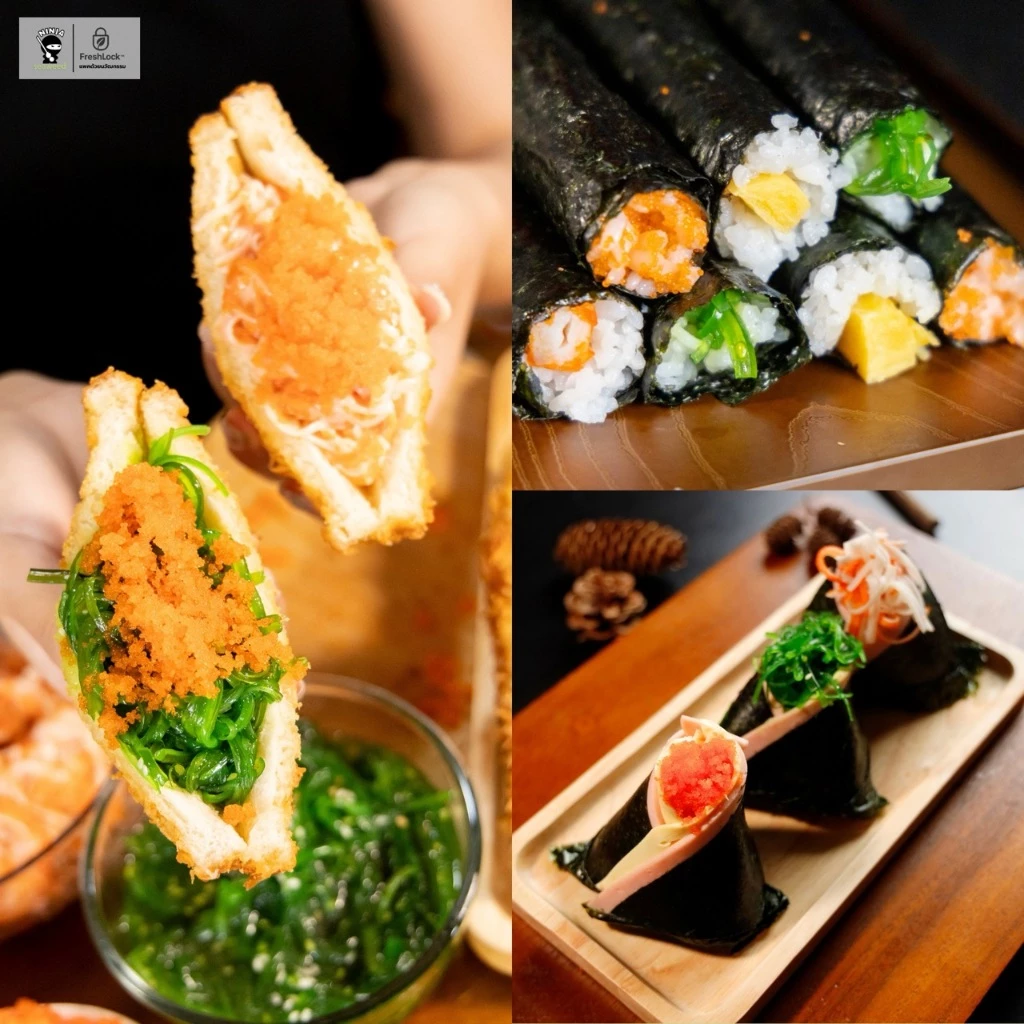 เซ็ท 3 ชิ้น ยำสาหร่าย ปูอัด 500 กรัม ไข่กุ้ง 100 กรัม thumbnail 8