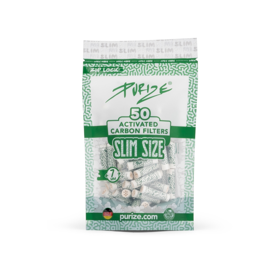 50 PURIZE® Filters Slim Size 7 mm
