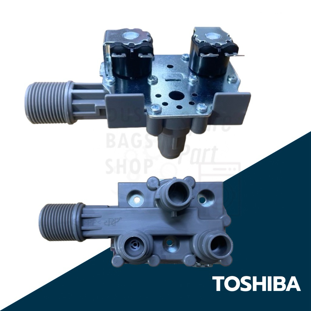 วาล์วน้ำเข้าคู่เครื่องซักผ้า TOSHIBA [โตชิบา] WV-36B-4 WV81194 220V รุ่น AW-DG1500WT AW-DG1600WT AW-
