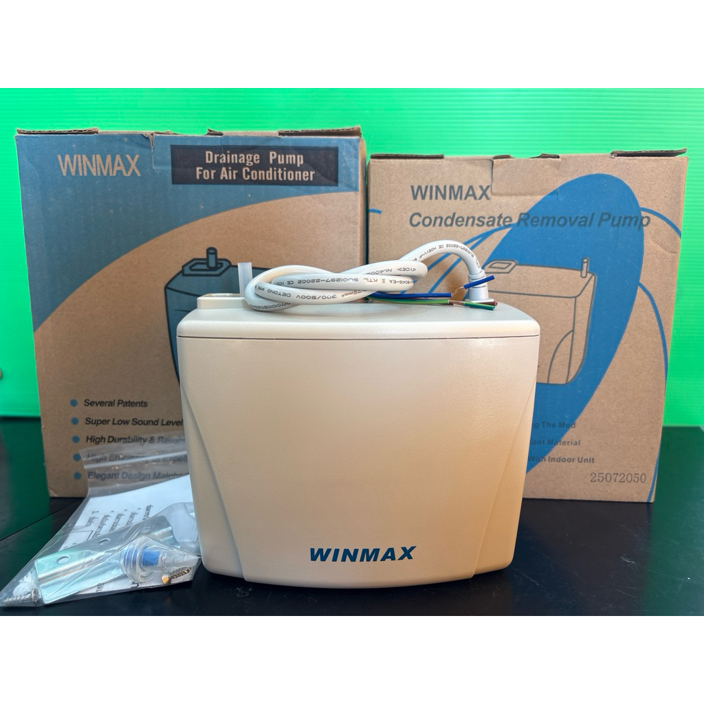 ปั๊มระบายน้ำทิ้ง WINMAXปั้มเดรน(กาลักน้ำ) WINMAX รุ่น PF30225B-WT2A สำหรับแอร์ขนาด 9000-32000 btu