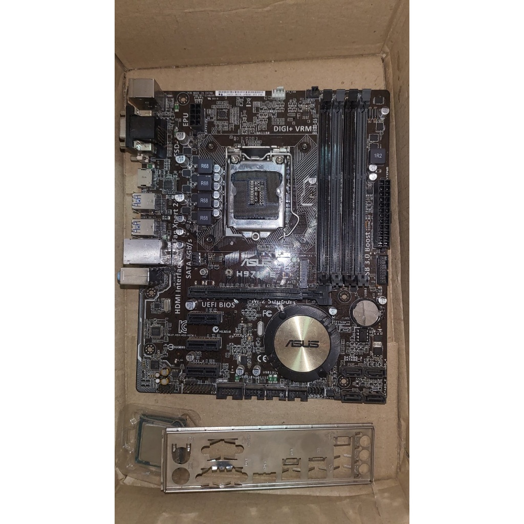 Asus H97M-E Socket 1150 + 2 CPU (i7 & Pentium)