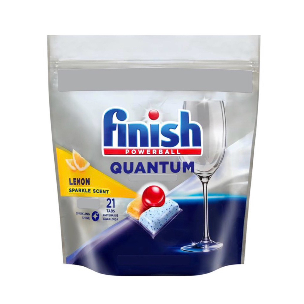 Finish Rinse Aid 500ml/Machine Cleanser/Power Powder Machine Detergent 1Kg/Washing Tablet 21 Tabs ฟิ