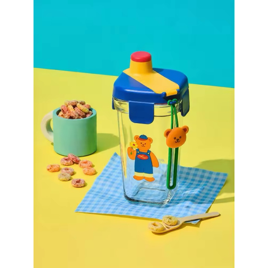 พร้อมส่งGlasslock global x Wiggle wiggle แก้วขนาด 380 ml