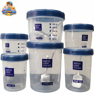 SuperLockกระปุกนมผงกระปุกกาแฟกระปุกอเนกประสงค์เซ็ต 6 ชิ้น เก…