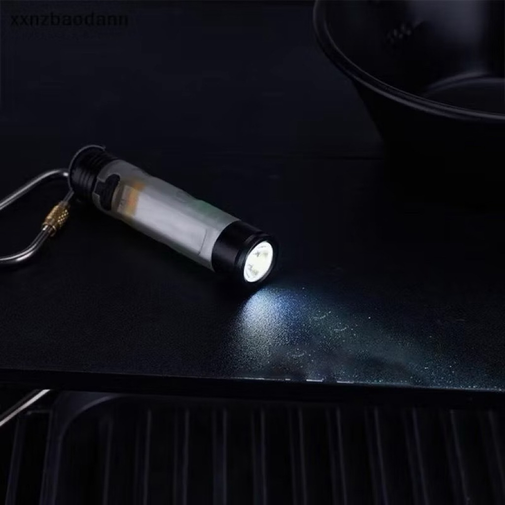 ไฟฉายขนาดเล็กพกพาได้1ชิ้นฝาครอบกุญแจกลางแจ้งไฟ LED โดยรอบทนทานต่อการใช้งานได้นาน5050ฉุกเฉิน ขนาดเล็ก