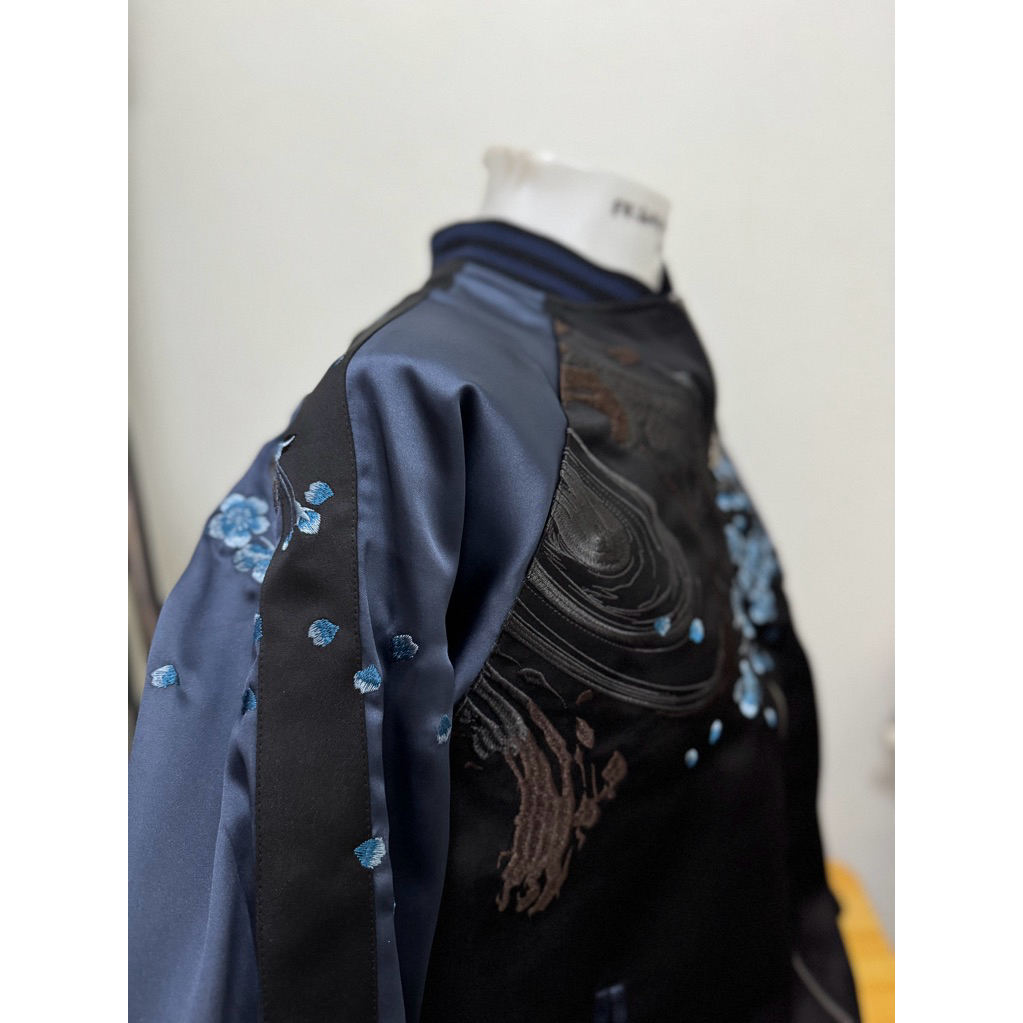 เสื้อ sukajan jacket เสื้อปักลายญี่ปุ่น เสื้อซูกะจัน สุกะจัน เสื้อปักลายสิงโต lion jacket - รูปที่ 4