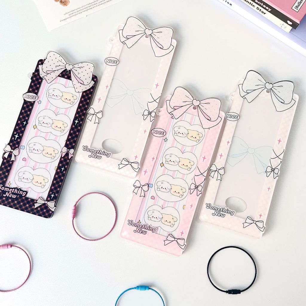 [พร้อมส่ง] 🎀 เฟรมการ์ด 💝 Ribbon อะคริลิก เฟรมการ์ดยาว โฟโต้บูธ Photo Booth Frame Card - รูปที่ 2