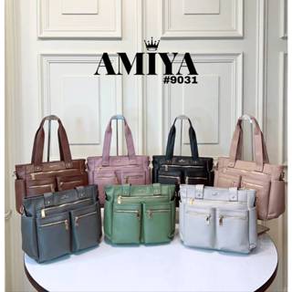 👜Amiya&LaLaRoseรุ่น 9031 กระเป๋าสะพายข้าง ใส่ของได้จุใจ น้ำห…