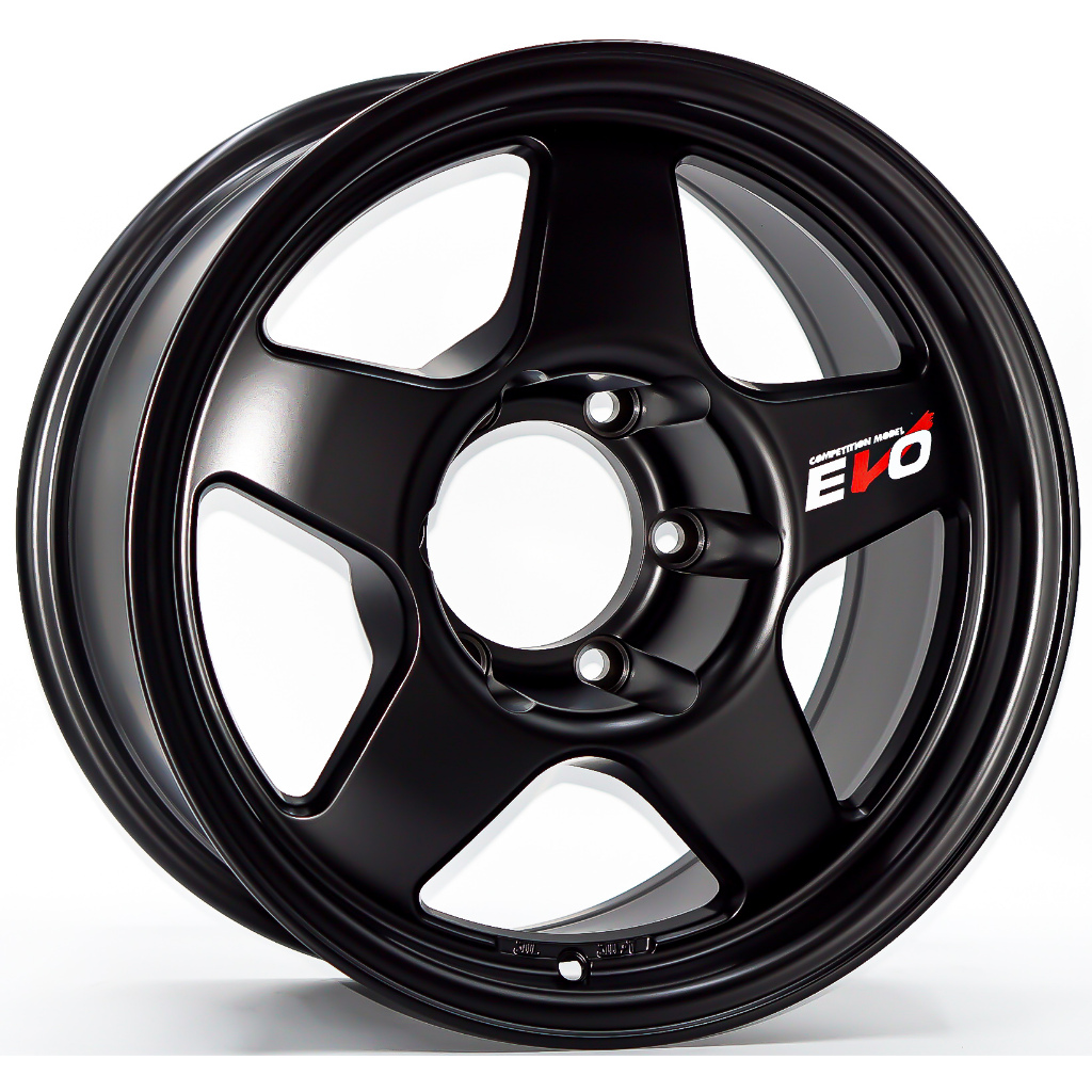 ล้อแม็ก Kspeed EVO RALLY 6รู139.7 ET-25 ดำด้าน กว้าง8 ขอบ16นิ้ว(ราคา 4วง)
