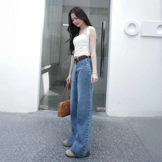 กางเกงยีนส์ขากระบอกใหญ่ รุ่น Balance Jeans