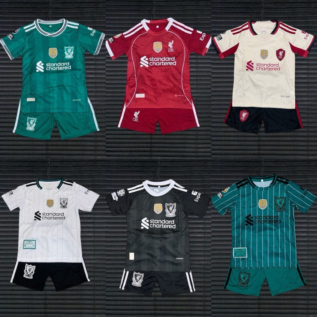 พร้อมส่ง ชุดกีฬาเด็ก L.f.c ชุดบอลรุ่นใหม่ล่าสุด เซ็ตพร้อมใส่ มีทุกไซส์ ผ้าเนื้อนิ่ม ระบายอากาศดี เหมาะกับทุกกิจกรรม