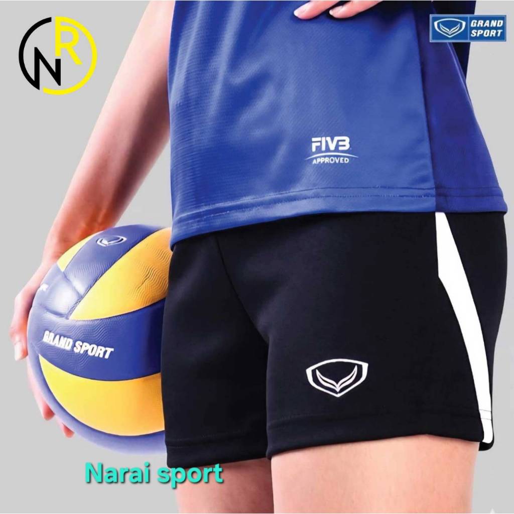 GRAND SPORT : กางเกงวอลเลย์บอลหญิง แกรนด์สปอร์ต 04306 04318 กางเกงวิ่งหญิง