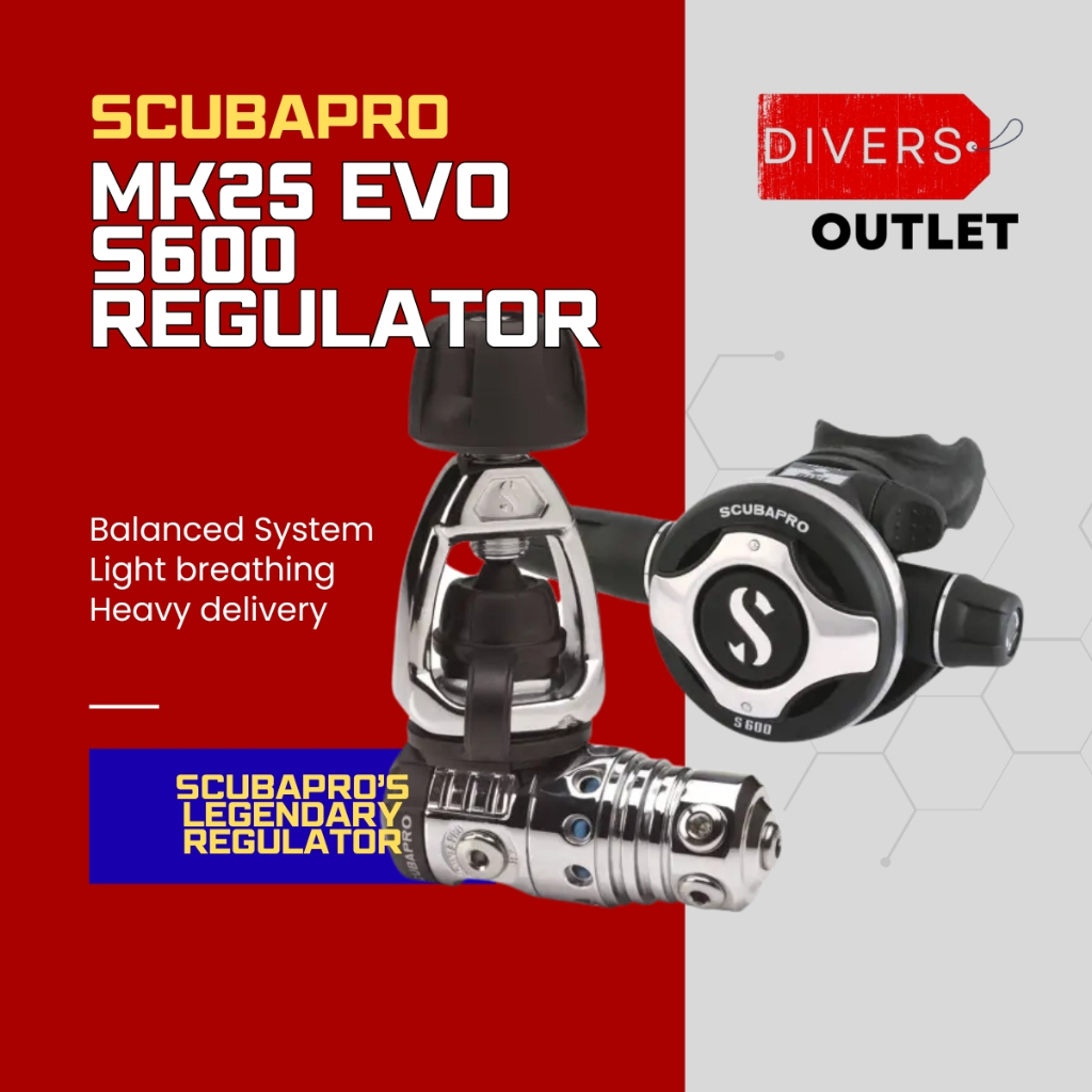 Scubapro MK25/S600 อุปกรณ์หายใจสำหรับดำน้ำ
