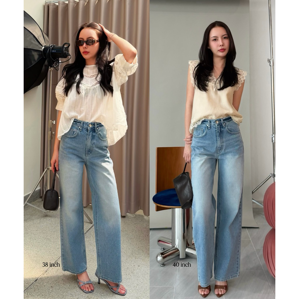 All Seoul Selected – Made In Korea กางเกงยีนส์ทรงกระบอก