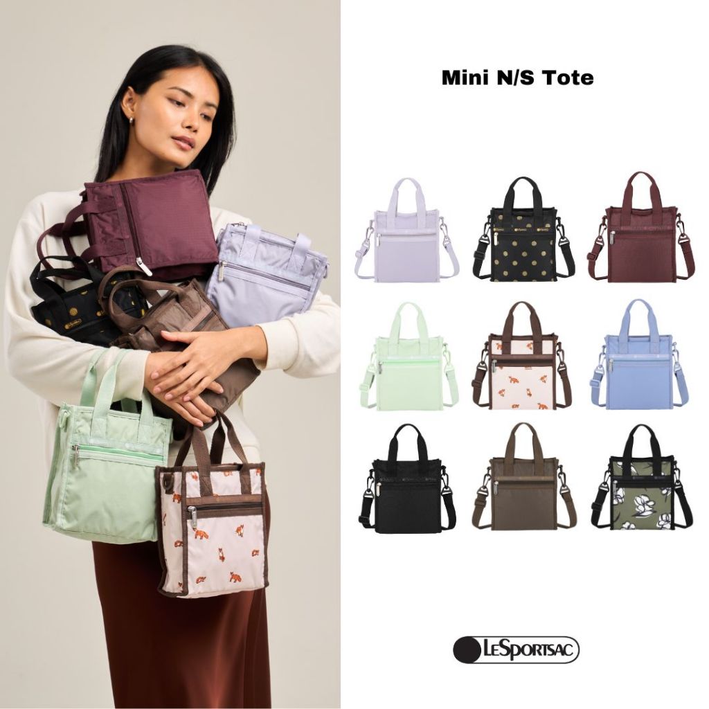 Lesportsac Mini N/S Tote Bag กระเป๋าโท้ท กระเป๋าถือ Style 3714