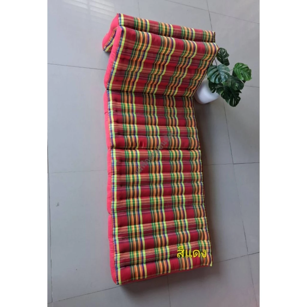ที่นอนขนาด60cm.5พับ ขนาด60×175ซม. ลายสก๊อต thumbnail 8