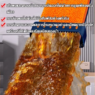 ไม้ถูพื้นแบบแบน 42 ซม ไม้ถูพื้นไมโครไฟเบอร์ ไม่ต้องใช้มือ ใช้ได้ทั้งแบบเปียกและแห้ง ไม้ถูพื้น ซึมซับดีเยี่ยม