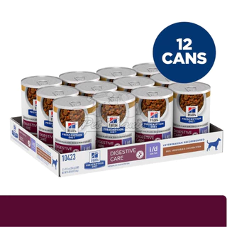 (354g.X12กระป๋อง) Hill's® Prescription Diet® i/d® Low Fat Digestive Care Canine อาหารเปียกสุนัข