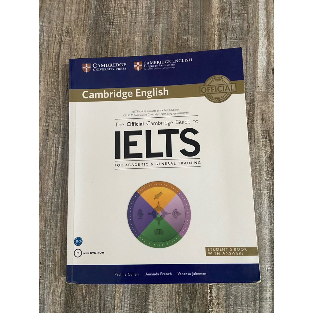 Official Cambridge guide to IELTS: Student’s book with answer & DVD-Rom  หนังสือมือสองสภาพ 80-90%