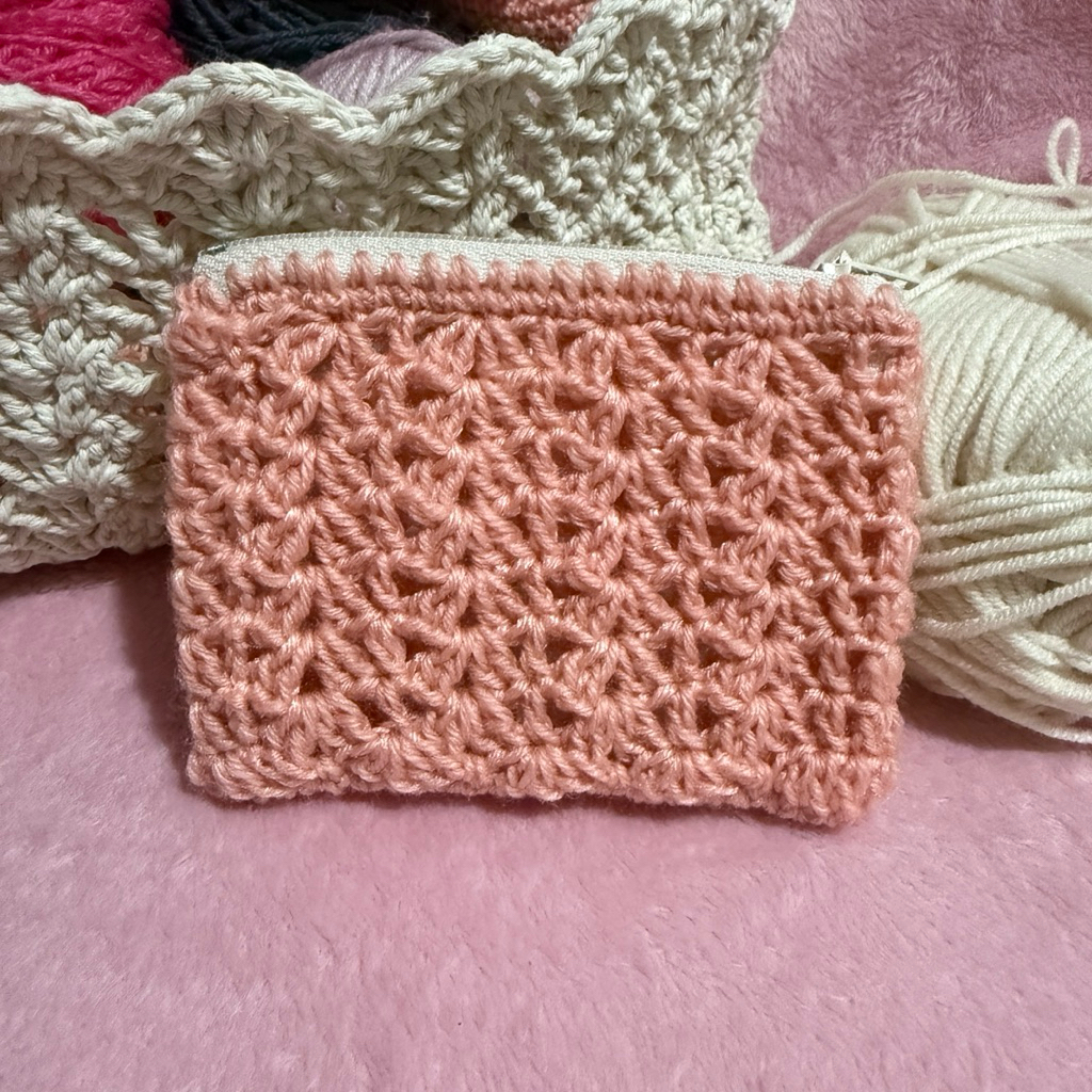 crochet coin pouch handmade