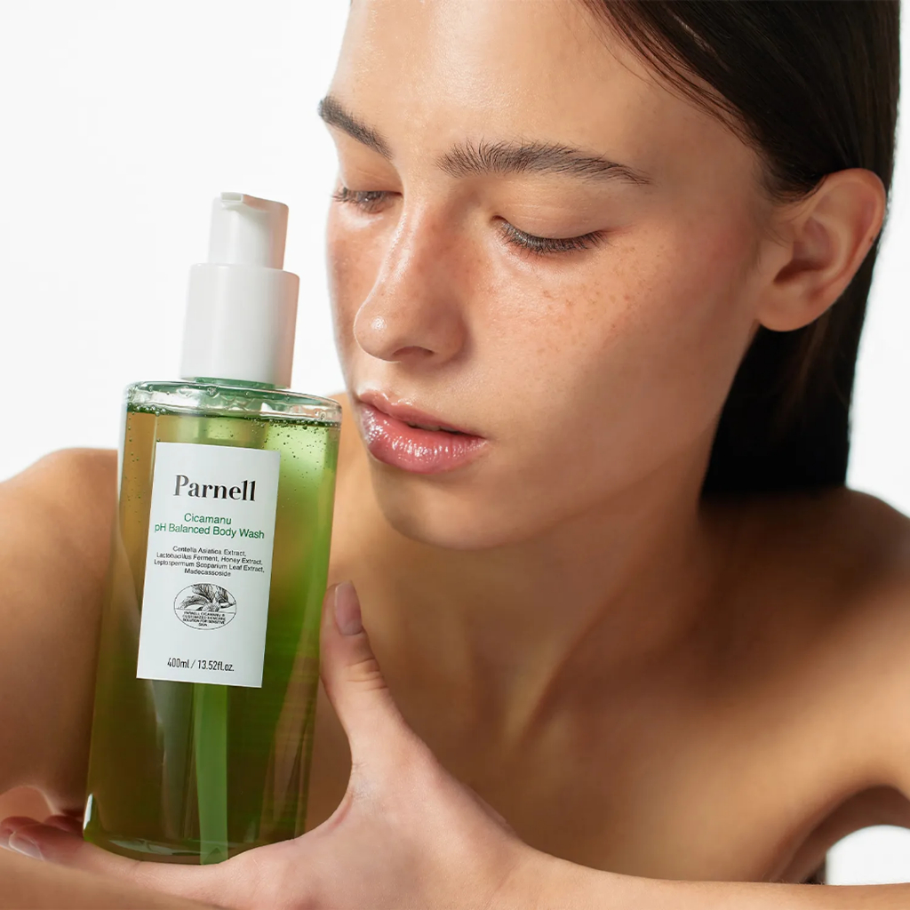 [เจลอาบน้ำสูตรอ่อนโยน] Parnell Cicamanu pH Balanced Body Wash 400 ml