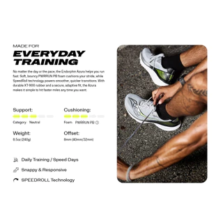 Saucony Endorphin AZURA WOMEN รองเท้าวิ่ง ผู้หญิง รองเท้าซ้อม Daily Trainer โฟมนุ่มเด้ง