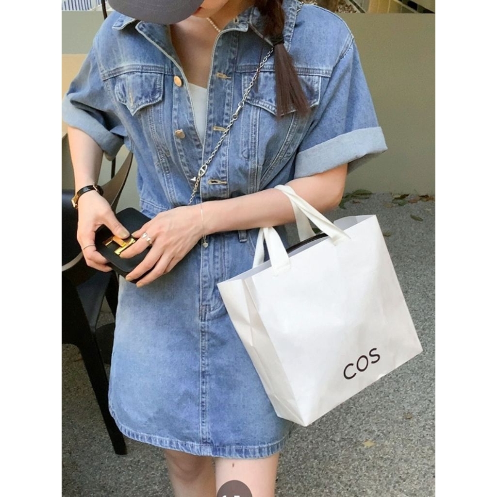 พร้อมส่ง TWOHANDHII MIKEY DENIM DRESS