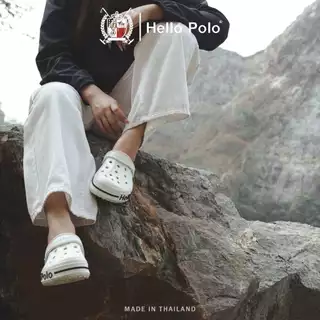 Hello Polo รุ่น HP8065 รองเท้าหัวโต สไตล์เกาหลี พื้นนุ่มกันกระแทกได้ดี สีสันสดใส ใส่ได้ทั้งชายหญิง