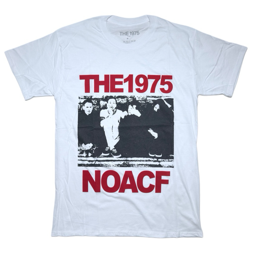 THE 1975 UNISEX T-SHIRT : NOACF (WHITE)