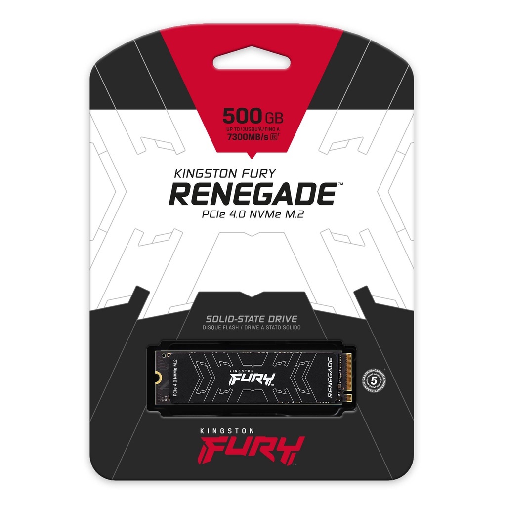 SSD (เอสเอสดี) 1TB KINGSTON FURY RENEGADE - PCIe 4x4/NVMe M.2 2280 ประกันจาก J.I.B