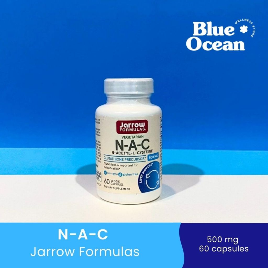 N-A-C N-Acetyl-L-Cysteine  (500 mg - 60 capsules) by Jarrow Formulas กลูต้าไธโอน
