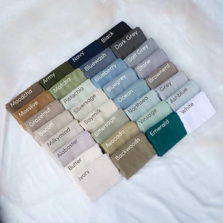 ฮิญาบสามเหลี่ยมนำเข้าจากอินโดนีเซีย สีพื้นรุ่นเลเซอร์คัท