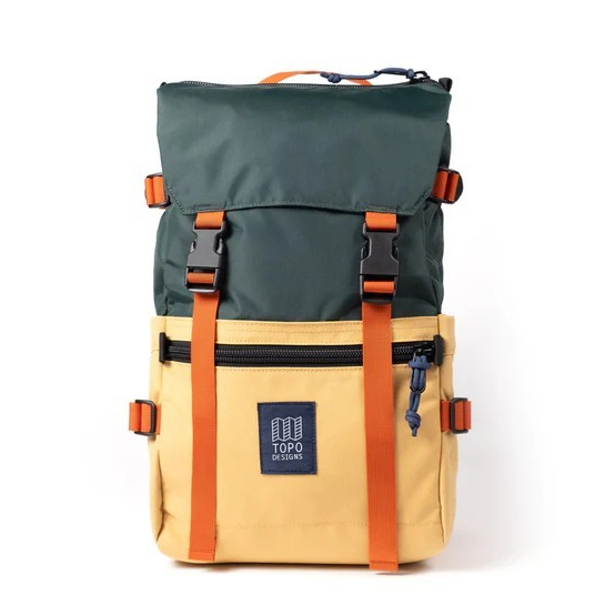Topo Designs กระเป๋าเป้สะพายหลัง รุ่น ROVER PACK CLASSIC FOREST/GOLDENROD