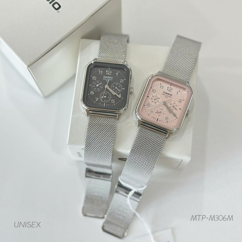 Casio Standard นาฬิกาข้อมือ รุ่น MTP-M306M (MTP-M306D-1A,MTP-M306D-7AMTP-M306M-4A,MTP-M306M-8A)