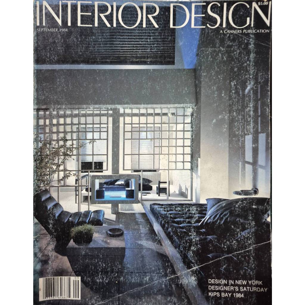 INTERIOR DESIGN SEPTEMBER 1984 : Used book สภาพดีพอใช้
