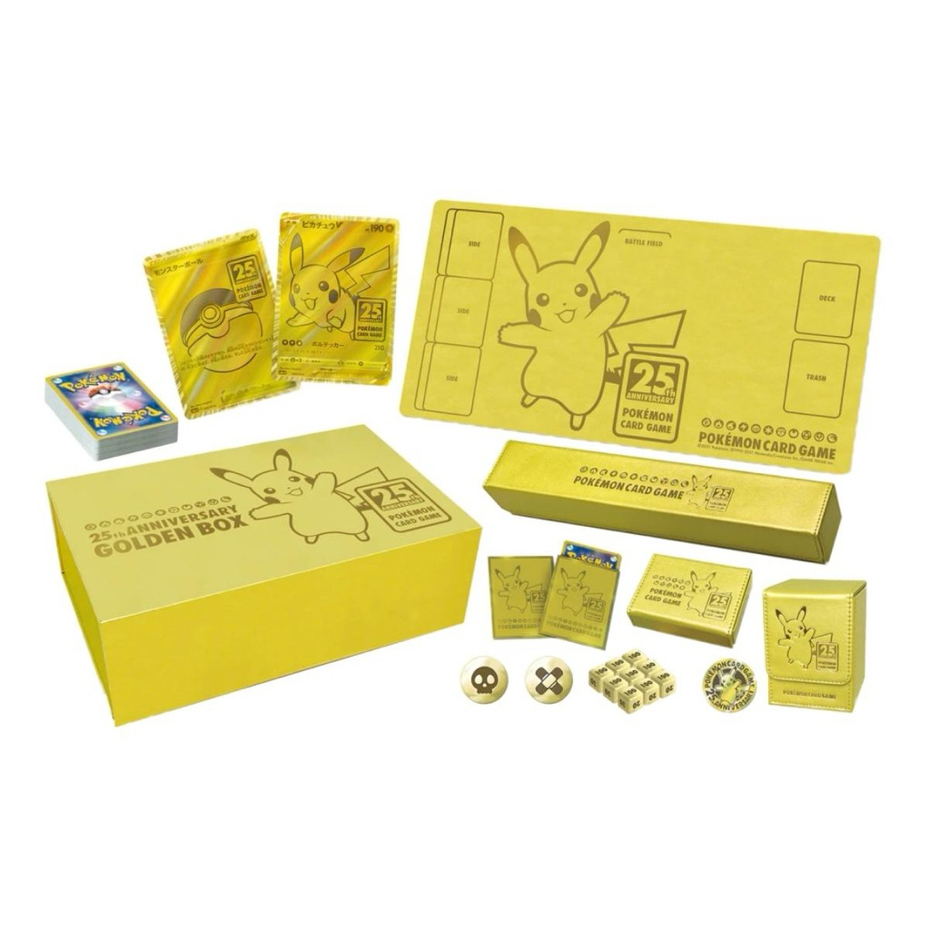 Pokemon Card 25th Anniversary Golden Box JP