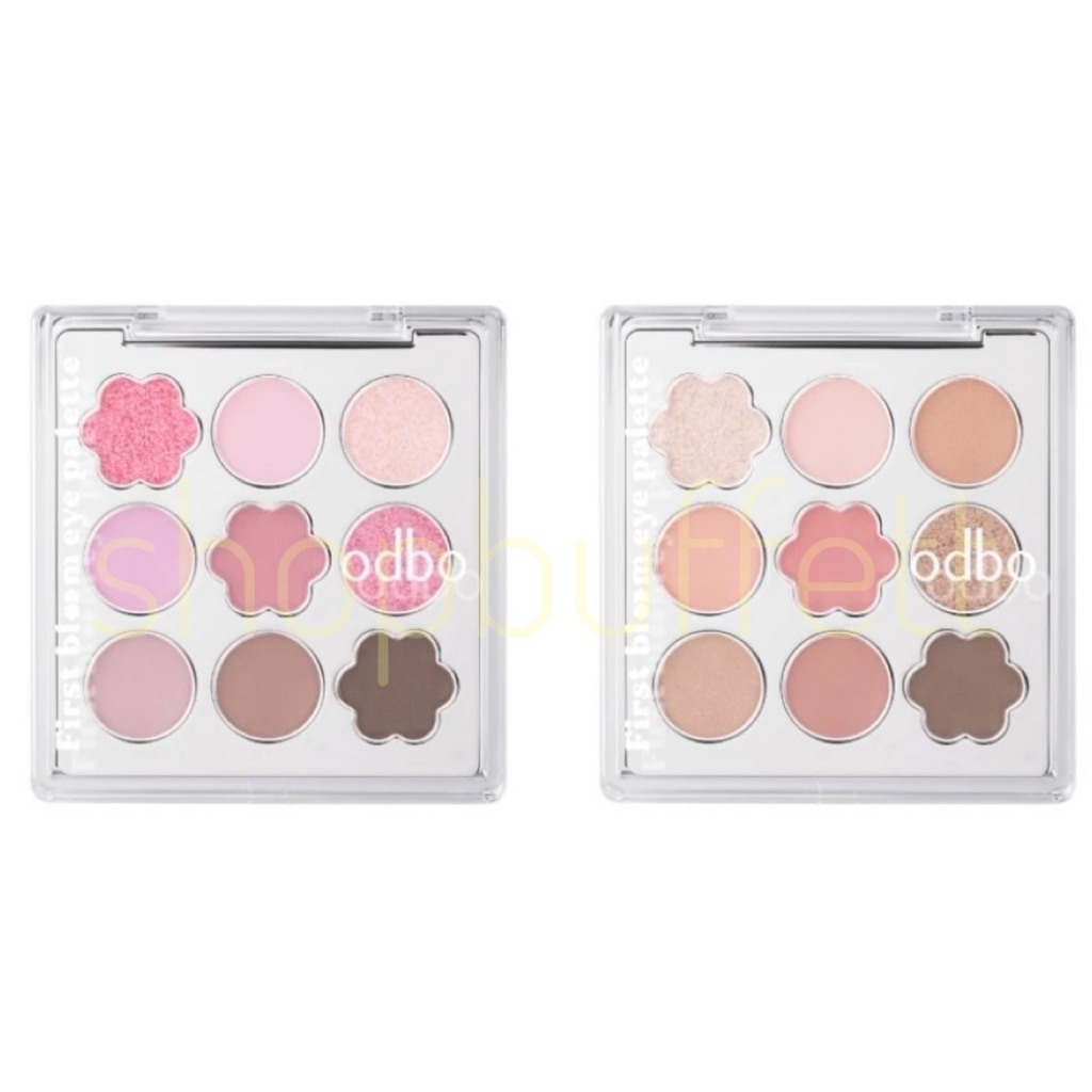 พาเลทตาดอกไม้ 9 สี โอดีบีโอ ODBO FIRST BLOOM EYE PALETTE ( มีให้เลือก 2 สี ) #OD2038