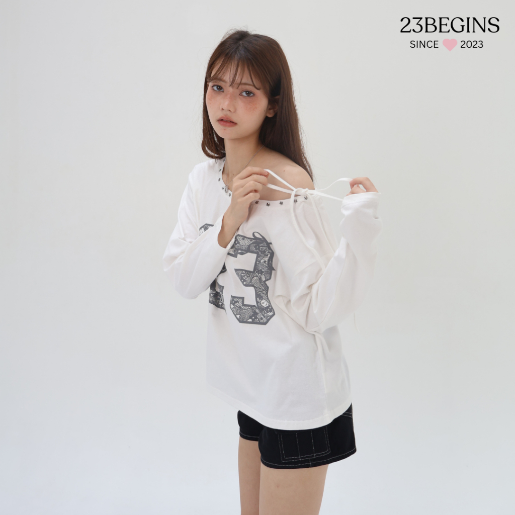 Beth off shoulder เสื้อปาดไหล่ ผ้านุ่ม ไม่บาง เสื้อปาดไหล่(0031) - รูปที่ 2