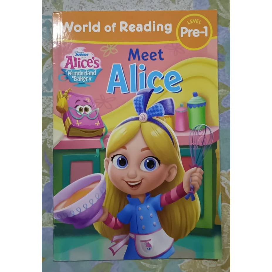 (Used) หนังสือหัดอ่านภาษาอังกฤษ Disney Alice's Wonderland Bakery : Meet Alice